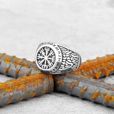 Bague Vegvisir Runique